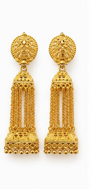 Royal Kashmiri Tassel Jhumka Earrings